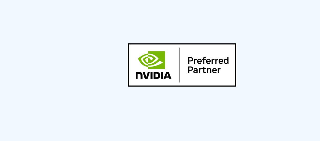 NVIDIA Preferred Partner logo with colour background