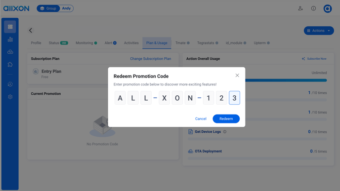 Redeem Promotion Code-2