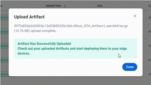 Deploy OTA Artifact with Command-Line Arguments