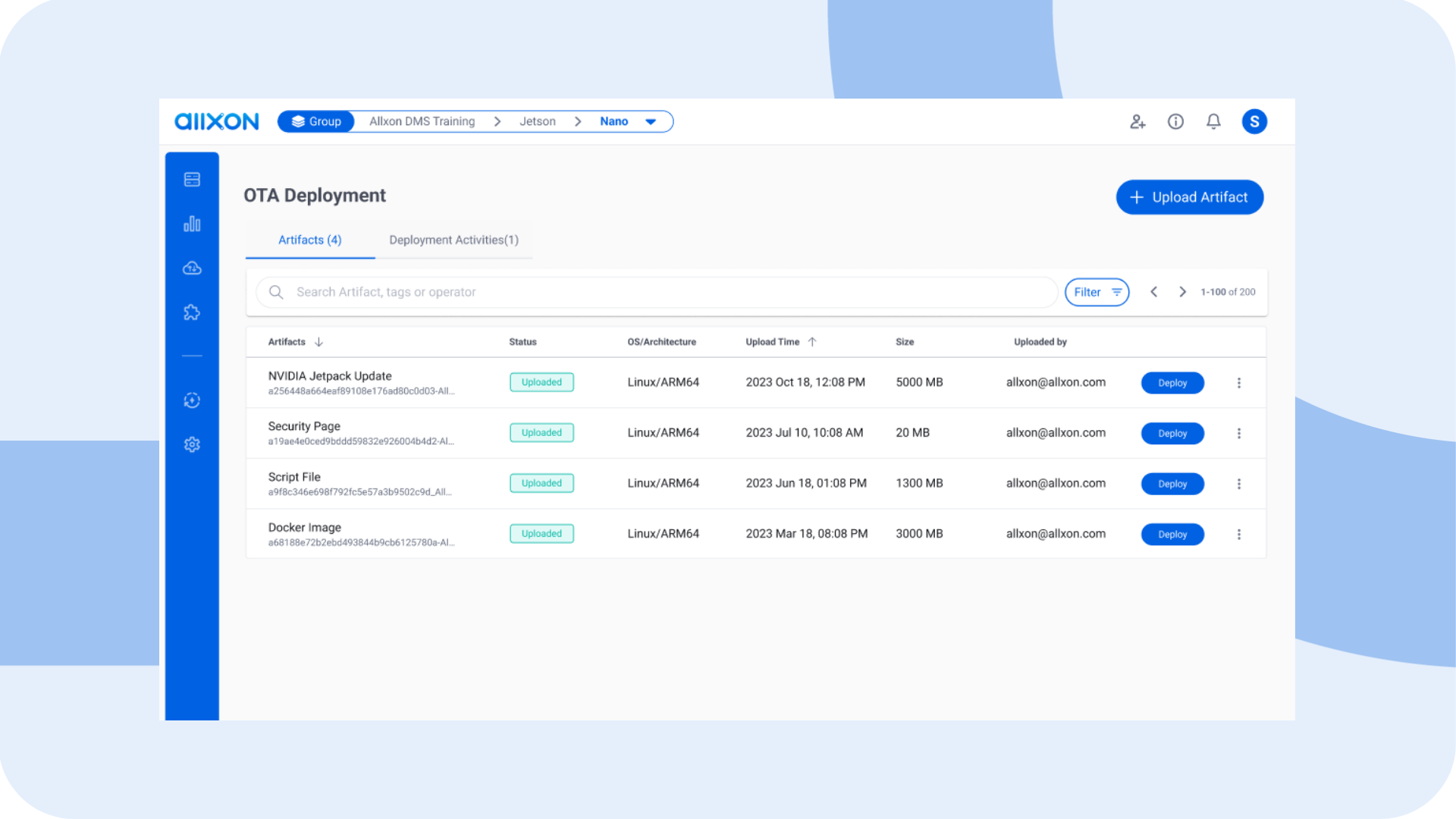 OTA Updates Portal